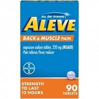 Aleve All Day Strong Back & Muscle Pain Tablets, 220 mg (90 count)