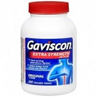 Gaviscon (Extra Strength Antacid) (100 Chewable Tablets)  
