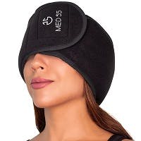 Med 55 Headache & Migraine Relief Wrap Hat, Black (1 count)