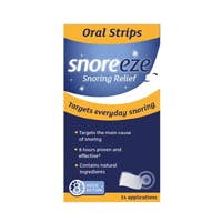 Snoreze Snoring Relief Oral Strips –14 Applications