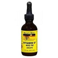 Nature's Blend Vitamin D3,10mcg (400IU) Liquid Drops, (1.75 oz)