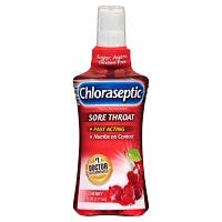 Chloraseptic Sore Throat Phenol Oral Pain Reliever Spray, Cherry (6 fl oz bottle)