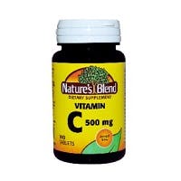 Nature's Blend Vitamin C 500 mg Tablets (100 count)