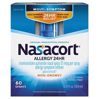 Nasacort Allergy 24HR  Multi-Symptom Relief Nasal Spray,  60 Sprays (0.37 oz)