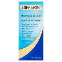 Differin 0.1% Acne Treatment Gel 0.5 oz (15g)