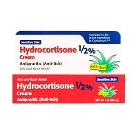 Taro Anti-itch Hydrocortisone 0.5% Cream with Aloe  (1 oz)