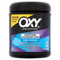 Oxy Acne Medication Daily Defense Deep Pore Cleansing Pads, (90 count)