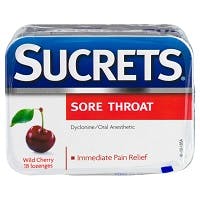 Sucrets Original Formula Sore Throat Lozenges - Wild Cherry (18 count)