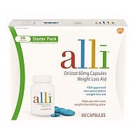 Alli 60mg Weight Loss Aid Starter Pack (60 Capsules)