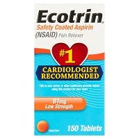Ecotrin 81 Mg Safety Coated Enteric Aspirin, Low Strength Tablets (150 count)