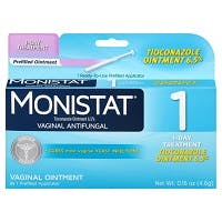 Monistat 1 Vaginal Antifungal Medication (Max strength 1-day treatment) (1 x 0.16-oz Prefilled Applicator)