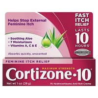 Cortizone-10 Maximum Strength Feminine Itch Relief Creme, (1 oz)