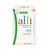 Alli 60mg Weight Loss Aid Refill Pack (120 Capsules)