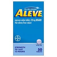 Aleve All Day Strong Naproxen Sodium Tablets, 220 mg (50 count)