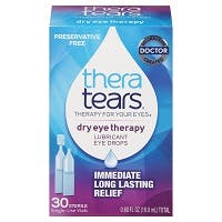 Thera Tears (Preservative-free) Dry Eye Therapy Lubricant Eye Drops, 30 unit doses (0.60 fl oz)