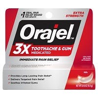 Orajel Instant Toothache Pain Relief 3X Medicated Gel  (0.42 oz)