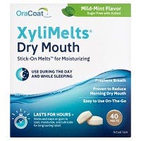 OraCoat XyliMelts Dry Mouth Mild-Mint Flavor Melts, (40 count)